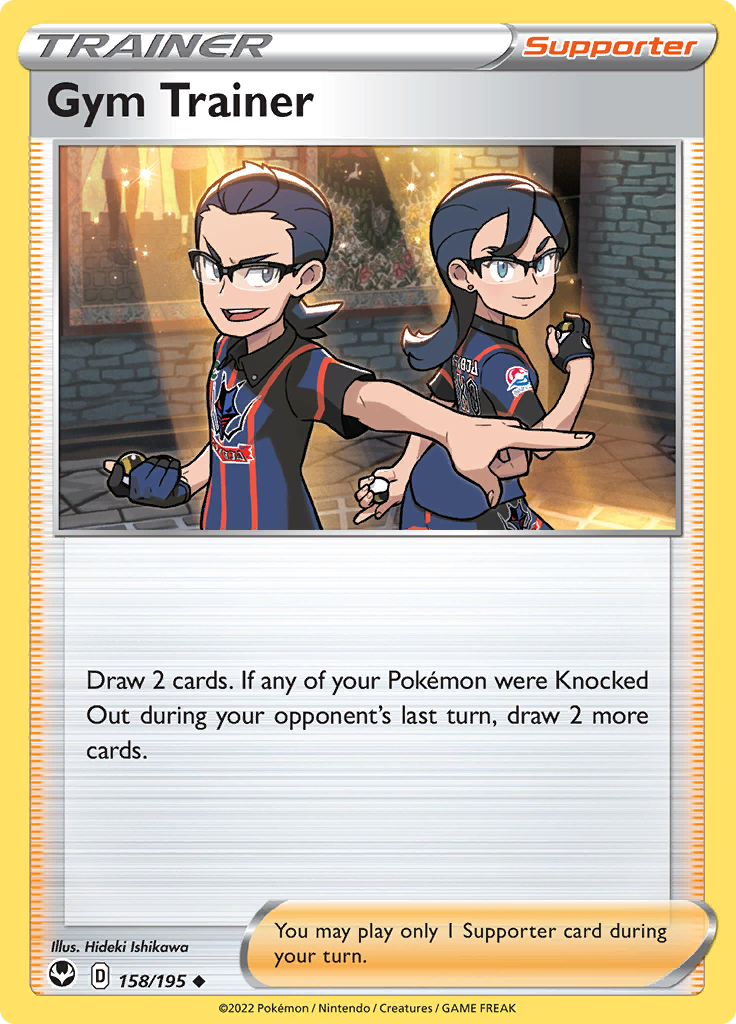 Gym Trainer - Reverse Holo - 158/195 - Silver Tempest