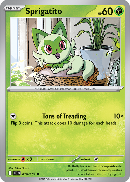 Sprigatito - Reverse Holo - 016/159 - Journey Together