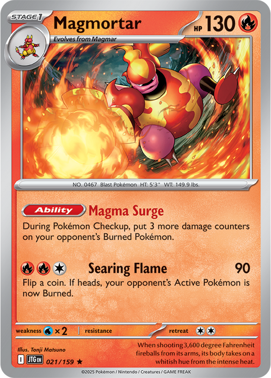 Magmortar - Holo - 021/159 - Journey Together