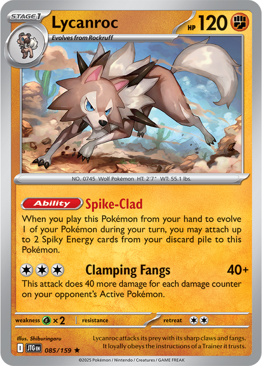 Lycanroc - Holo - 085/159 - Journey Together