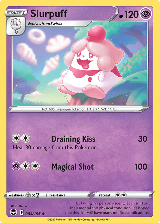 Slurpuff - Reverse Holo - 084/195 - Silver Tempest