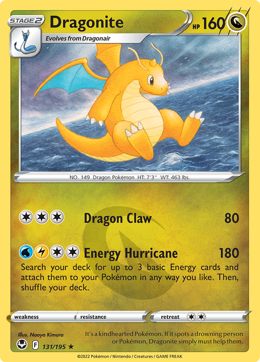 Dragonite - Holo - 131/195 - Silver Tempest