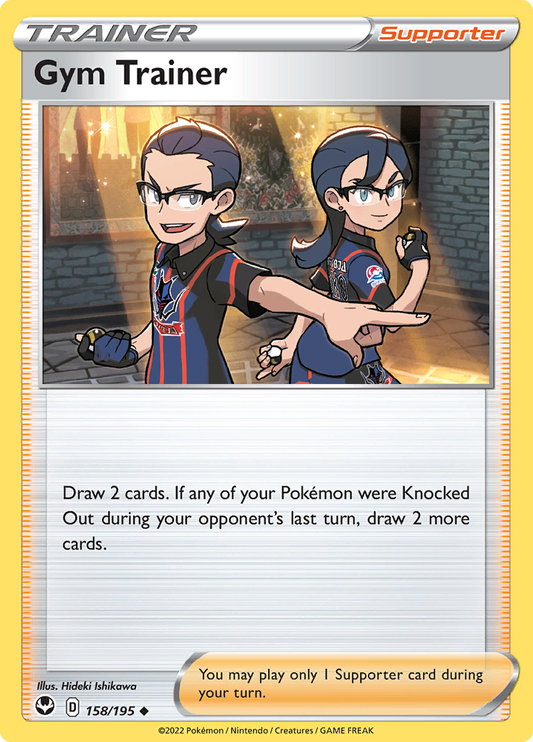 Gym Trainer - Reverse Holo - 158/195 - Silver Tempest