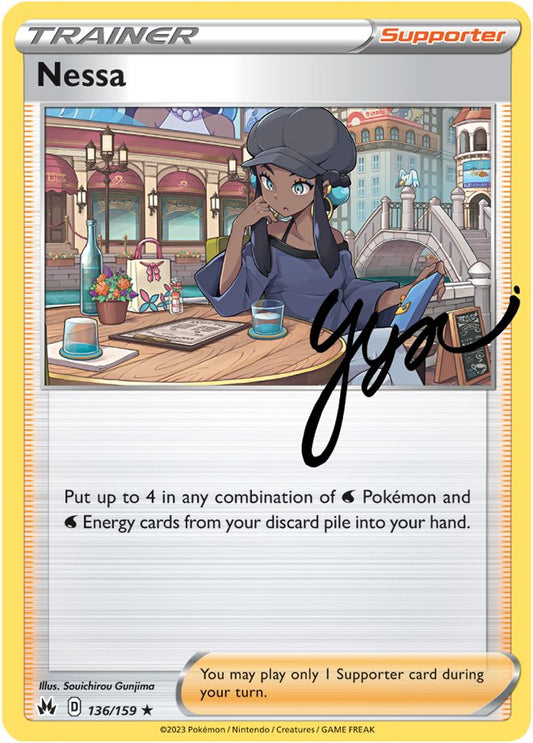 Nessa - Reverse Holo - 136/159 - Crown Zenith
