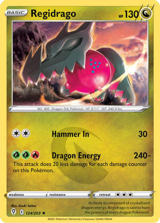 Regidrago - Holo - 124/203 - Evolving Skies