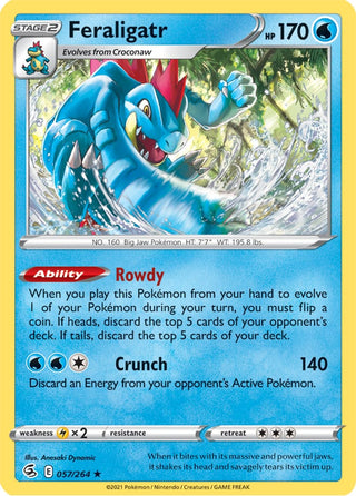 Feraligatr - Holo - 057/264 - Fusion Strike