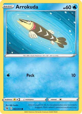 Arrokuda - Reverse Holo - 082/264 - Fusion Strike