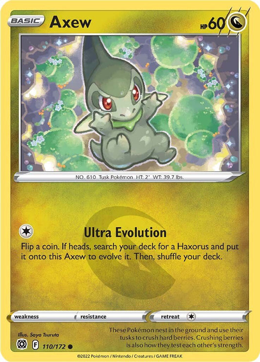 Axew - Reverse Holo - 110/172 - Brilliant Stars
